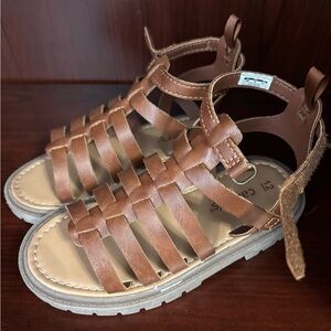 Brown Strappy Sandals by Carters